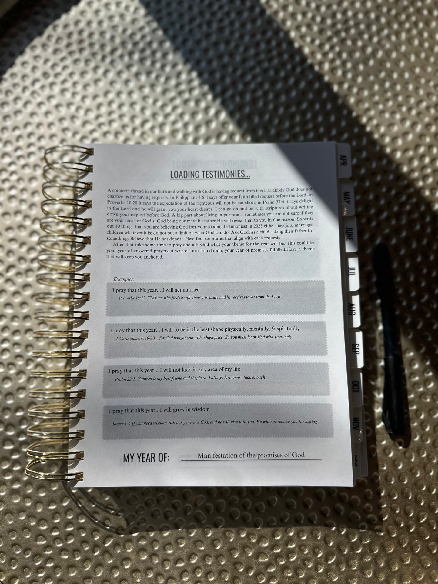 Living In Purpose Daily Planner.