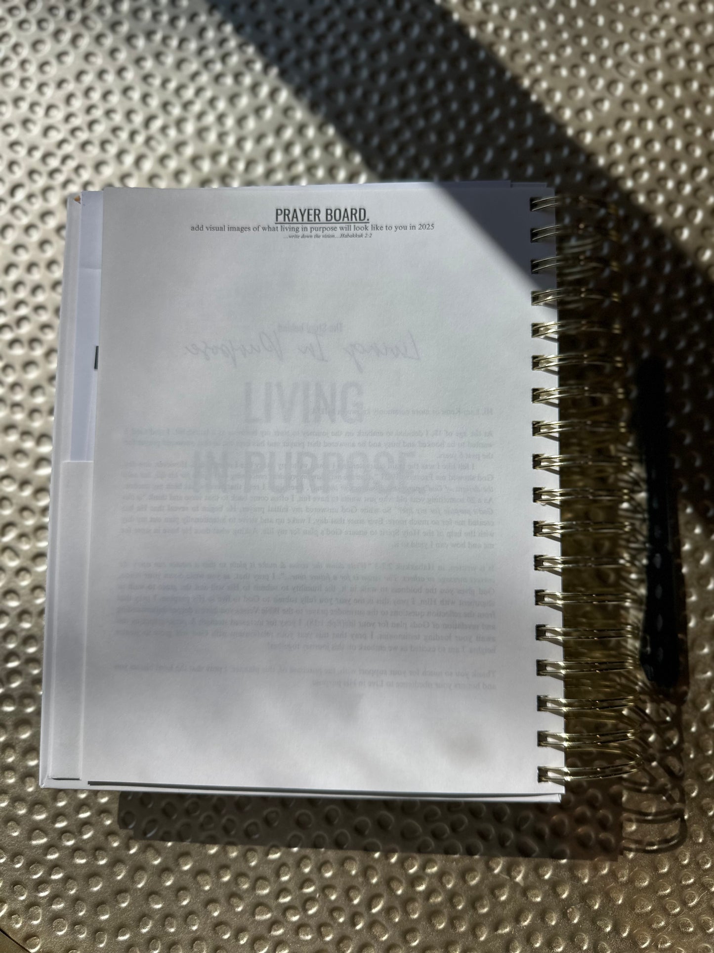Living In Purpose Daily Planner.
